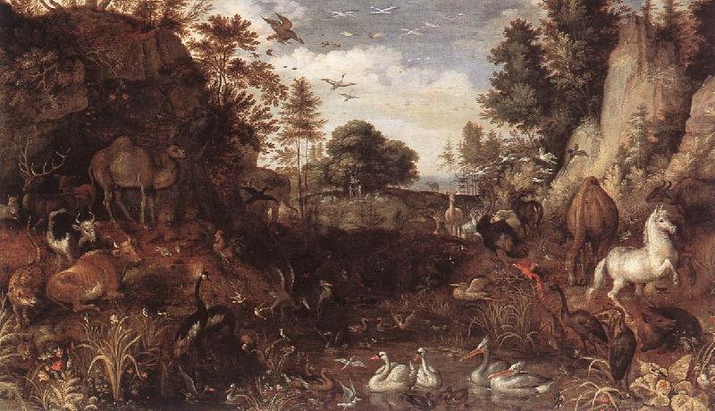 SAVERY, Roelandt The Garden of Eden  af Germany oil painting art